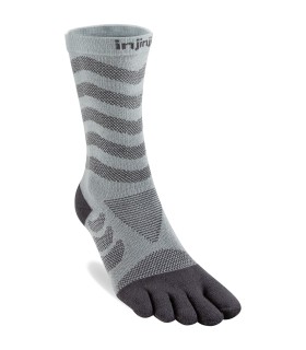 Injinji Women's Ultra Run Crew Grijs