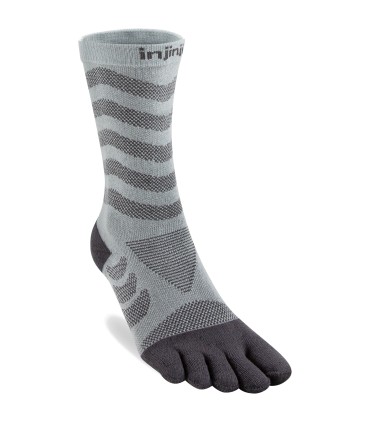 Injinji Women's Ultra Run Crew Grijs