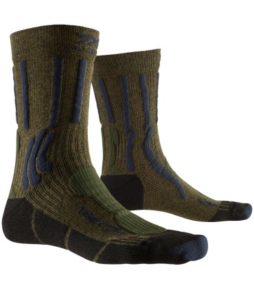 X-Socks Trek Cotten Crew wandelsokken groen