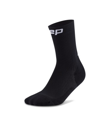 CEP Run Compressie Mid Cut Sokken Zwart
