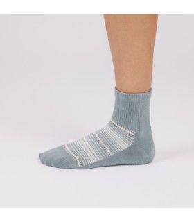 Tavi Aria Yoga Ankle Grip Socks Blauw/Grijs