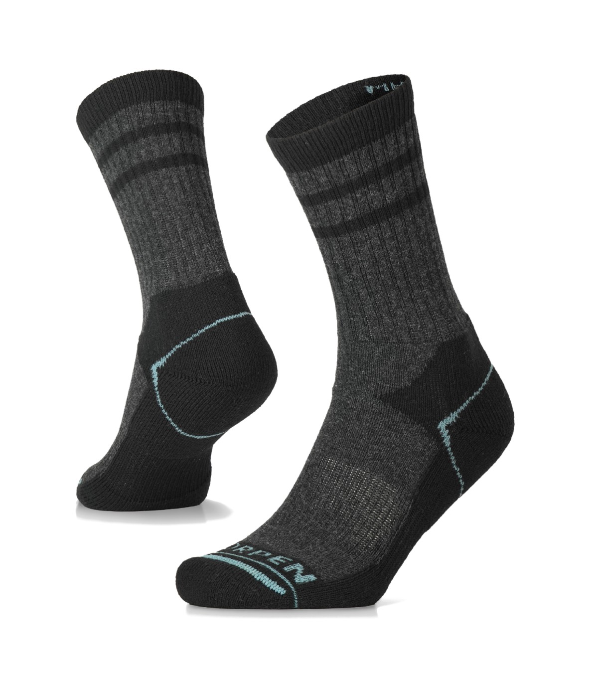 Lorpen Wool Hike Crew 2-pack Grijs