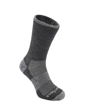Wrightsock Escape Merino Crew Grijs Zwart