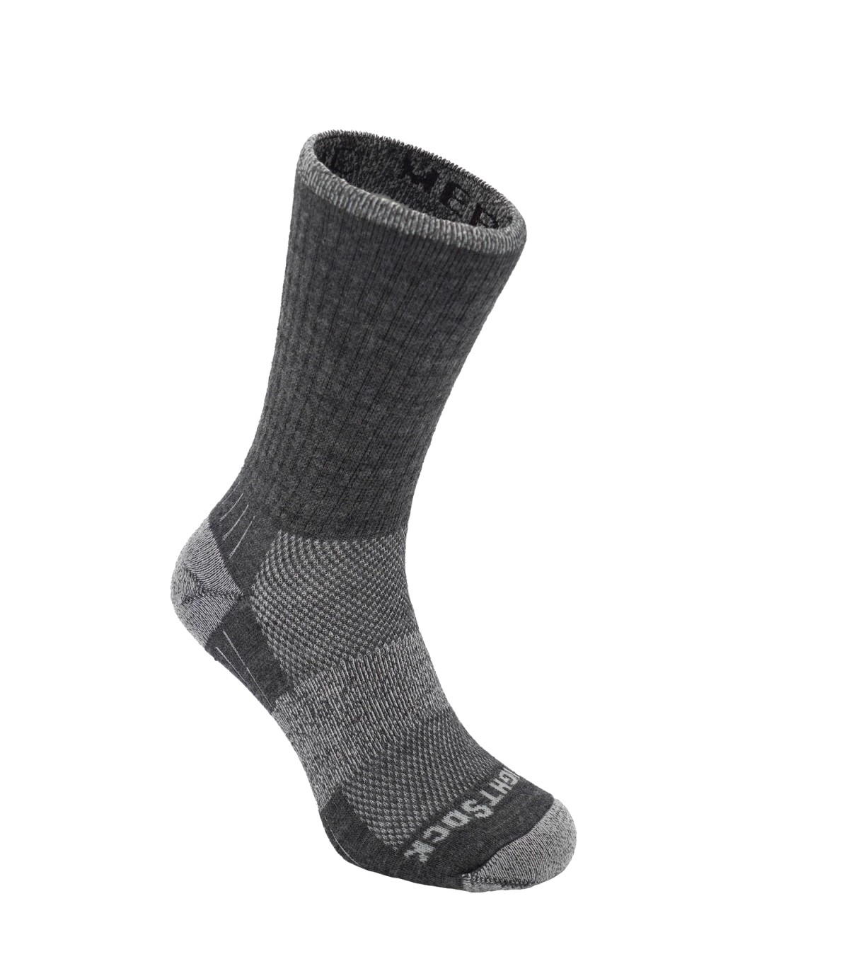 Wrightsock Escape Merino Crew Grijs Zwart