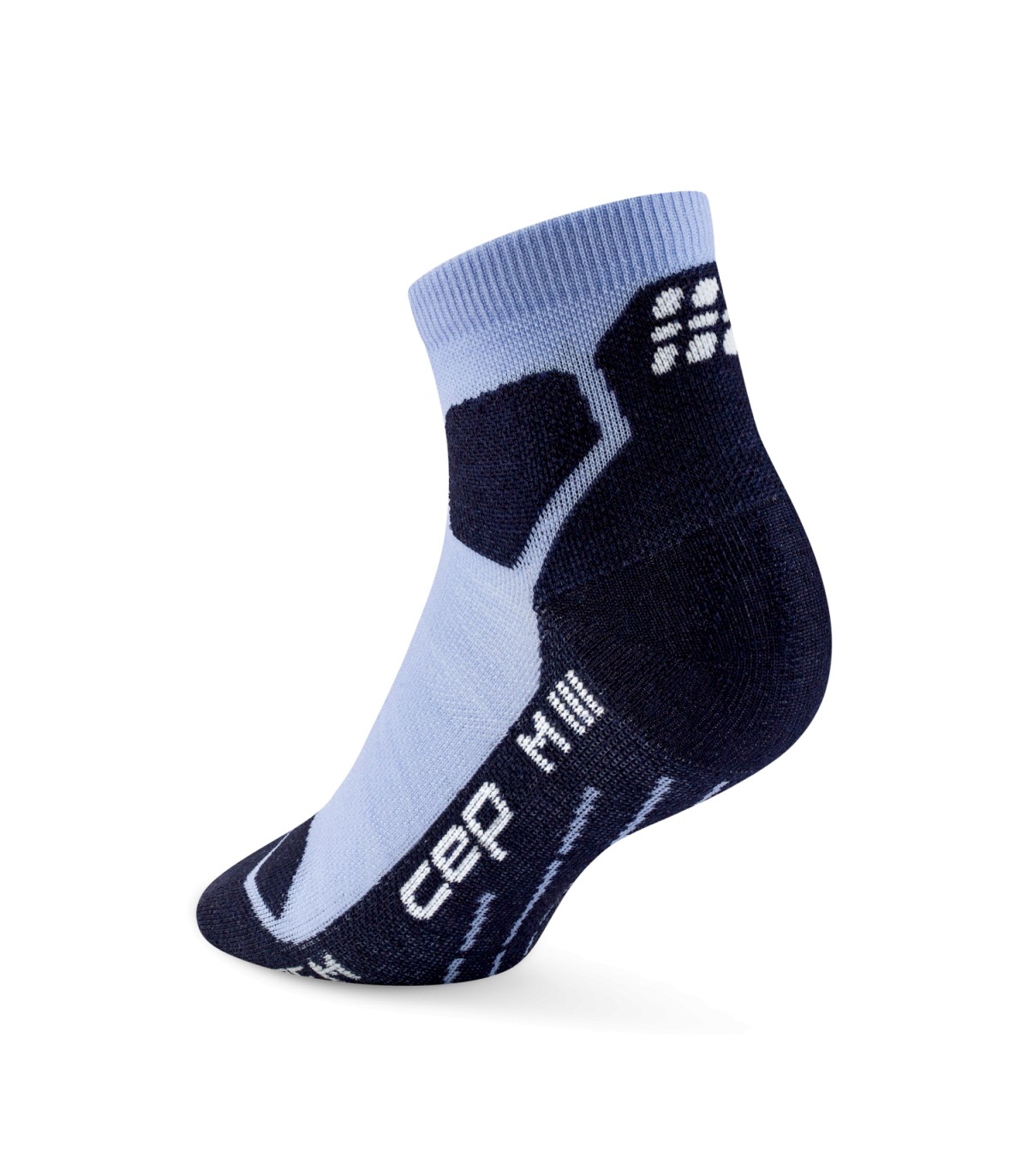 CEP Hiking Light Cushion Low-Cut Compressie Lichtblauw
