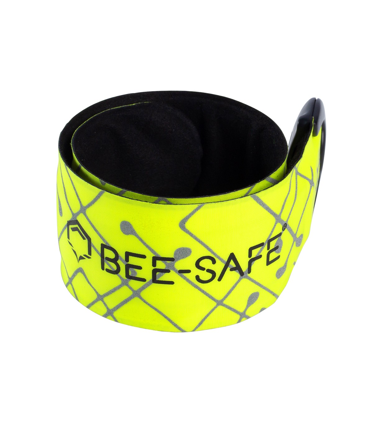 Bee Safe Led Click Band USB Geel