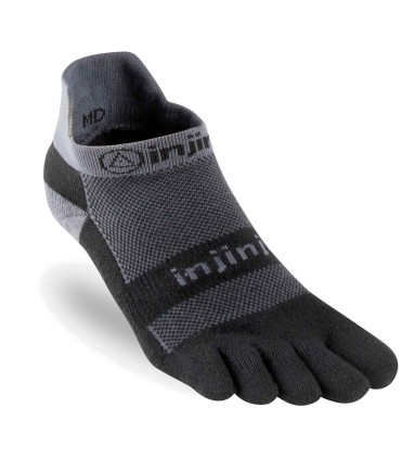 Injinji Run Lightweight No-Show Nuwool grijs