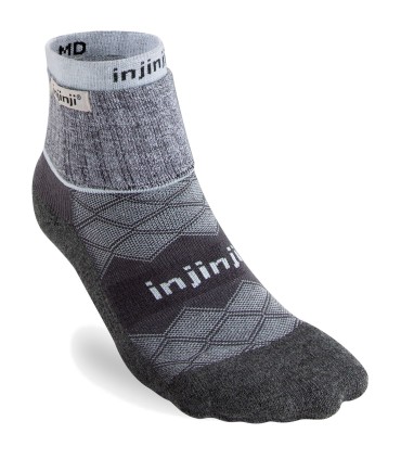 Injinji Liner + Runner Grijs teensokken