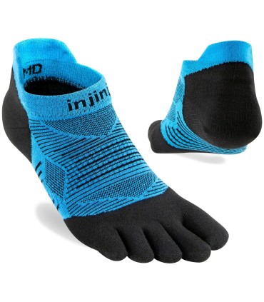 Injinji Run Lightweight No-Show Coolmax Blauw