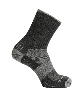 Wrightsock Escape Merino Crew Grijs Zwart