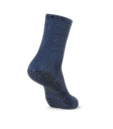 Tavi Base 33 Yoga & Pilatus Grip Crew sokken Navyblauw