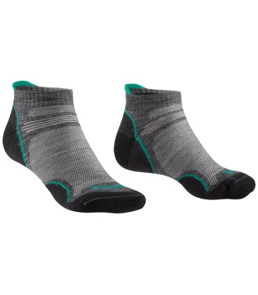 Bridgedale Hike Ultra Light T2 Merino Enkelsok Grijs