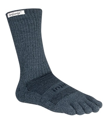 Injinji Trail Midweight Crew Grijs