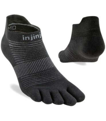 Injinji Run Original Weight No-Show Zwart