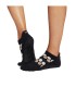 ToeSox Yoga No-Show Grip Socks teensokken zwart